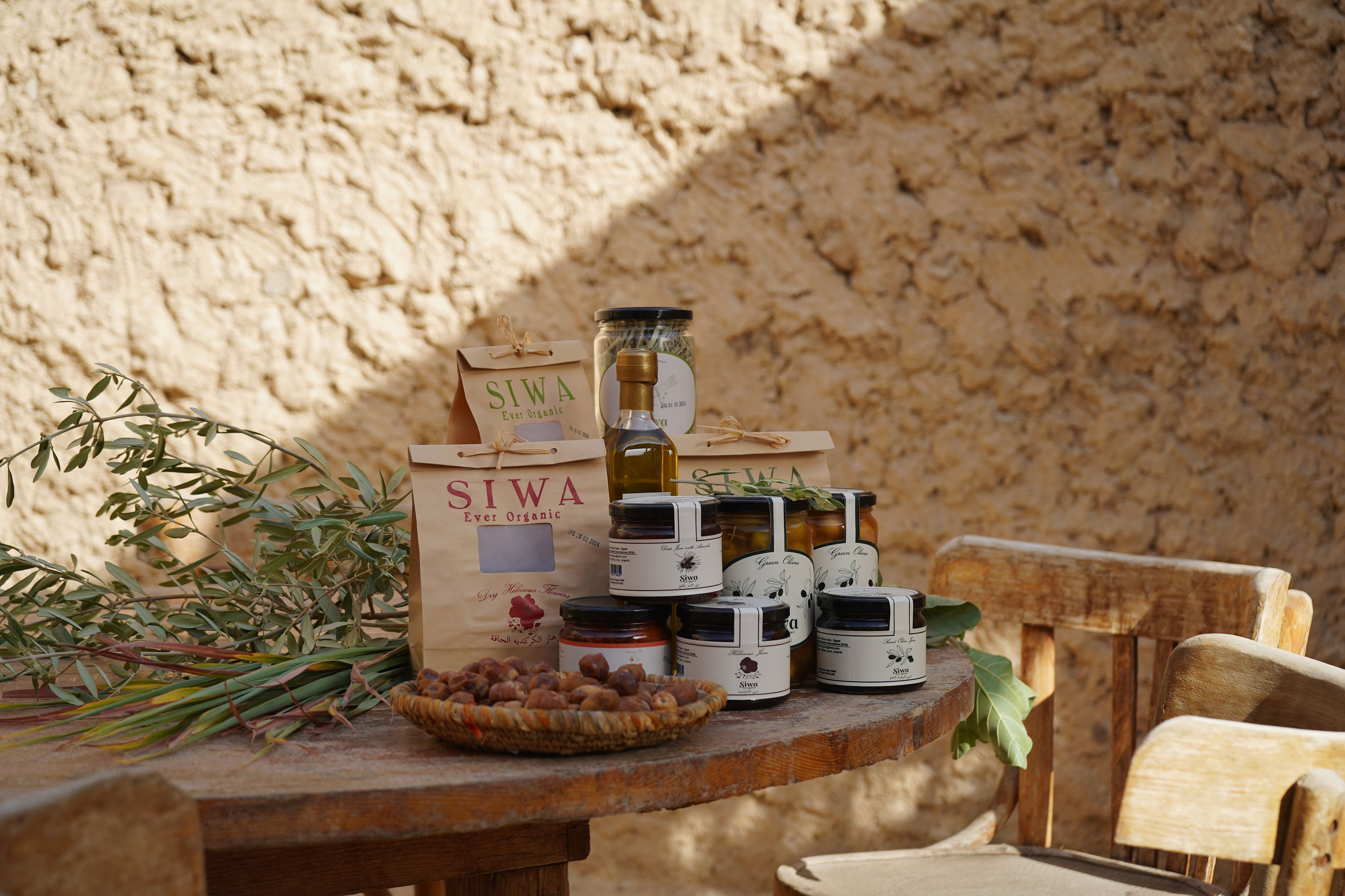 Siwa Ever Organic products on a table